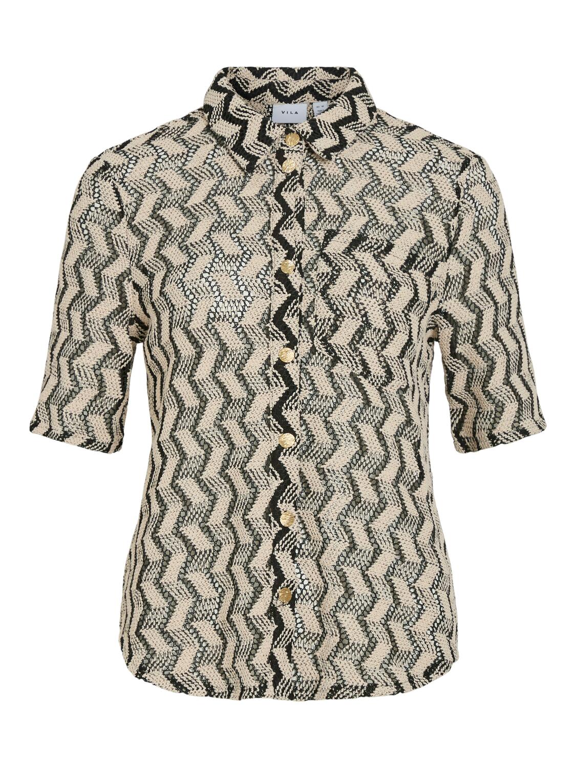 Vilupina kortærmet skjorte - Black Beauty